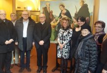 In Banca in piazza Mazzini la Madonna col Bambino