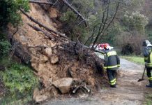 Frana su carreggiata. Necessari mezzi speciali