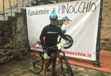 Disegna il tuo Pinocchio in bicicletta