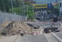 Via Alberghi riaperta in condizioni di…insicurezza