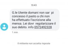 “Non paghi? Da domani niente pasto a tuo figlio”. Ma è un errore