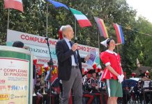 Bernacchi ad Amatrice con John Elkann