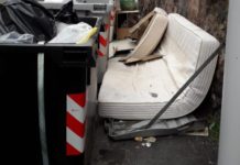 Abbandono rifiuti e patente irregolare. Sanzionato extracomunitario