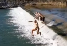 Tuffo nel fiume Pescia per salutare l’anno. Al via una tradizione?
