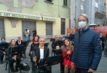Lions e Banda Gialdini di nuovo in piazza. Le foto