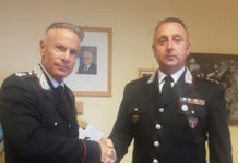 Avvicendamento al Gruppo Carabinieri Forestale. Cipriani “passa” il testimone a Baldi