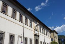 Padiglione storico dell’ospedale. Lavori di riqualificazione in corso