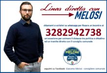 Melosi, è in linea diretta con i cittadini. Il numero per comunicare