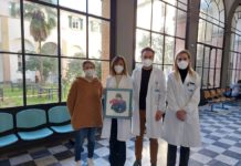 Il Covid, punto a croce. Donazione all’ospedale