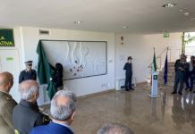 Guardia di Finanza, tre opere dedicate al vivaismo nella caserma Mori