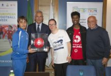 Studenti del Sismondi alla FIGC per la presentazione della Settimana Europea del Calcio