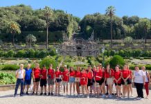 Ragazzi proveniente da tutto il mondo in visita a Collodi