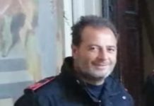 Il Carabiniere Pocognoni in congedo. 20 anni a Pescia, il saluto della città