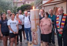 Un cero ancora più grande per la pace nel mondo e per l’inizio della stagione di “Terre di Presepi”