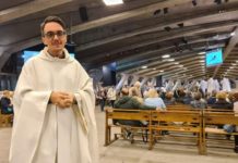 Don Valerio Mugnaini a Lourdes. Concelebrata la Messa Internazionale