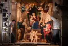 La Madonna del Baldacchino di Raffaello, torna a Firenze. 10000 visitatori