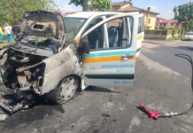 A fuoco un mezzo adibito al trasporto sociale. Cordio, “adesso tocca a noi”