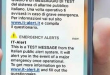 IT-alert. Cosa fare se non si è ricevuto il messaggio di allerta