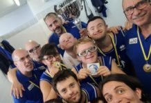 La plurimedagliata nazionale di basket per atleti con sindrome di Down in Valdinievole