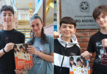 Lorenzo, Cristiano, Eva e Francesco a Civitavecchia per le finali di Geometriko