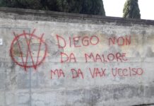 Vilipendio al cimitero. “Diego, non da malore ma da vax ucciso”. Il precedente di Samuele
