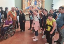 Un giorno al museo. Ospiti dei Centri Socio Riabilitativi della Valdinievole agli Uffizi