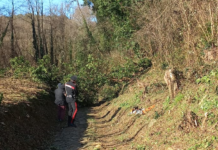 Via Vecchia Postale a Veneri. La recente riqualificazione, la tragedia