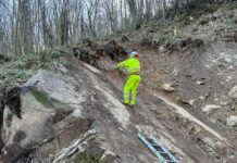 FRANA A CALAMARI. A breve il ripristino della viabilità