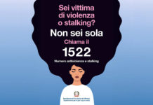 SEI VITTIMA DI VIOLENZA o stalking? Non sei sola, chiama il 1522