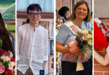 UN CONGEDO DA CAMPIONE. La professoressa Cardelli saluta con una pioggia di 100