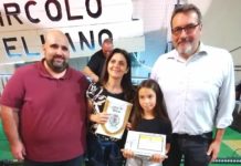 BRAVA EMILY. Tutta Vellano in piedi per la giovane campionessa d’Italia