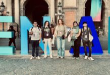 Beatrice, Gabriele, Giorgia e Gianmarco alla Next Gen Al di Napoli