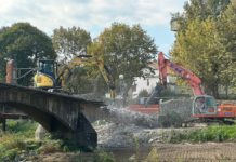 PONTE DEI MARCHI, prosegue la demolizione. Come sarà il nuovo