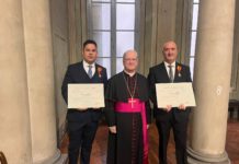 ONORIFICENZE PONTIFICIE a Vitali e Meucci, già Cavalieri dell’Ordine di San Gregorio Magno