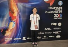 GIORGIA, CRESCIUTA NEL GIOBRI, ai campionati mondiali di trampolino elastico