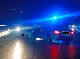 FRONTALE TRA DUE AUTO. 23enne al pronto soccorso in codice giallo