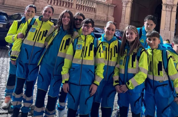 I ragazzi della misepescia_nextgen in udienza dal Santo Padre Papa Leone XIV