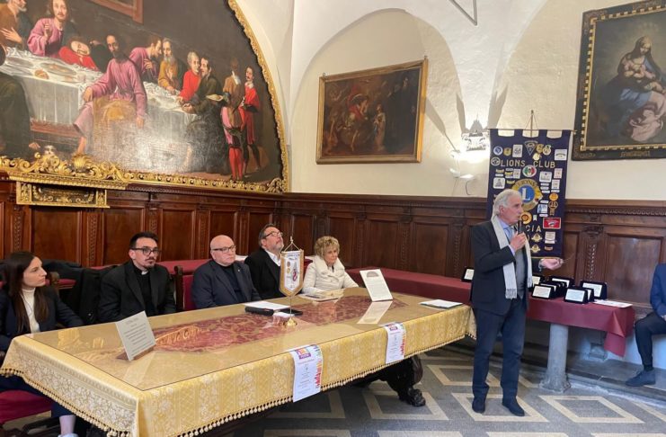 LA PACE E’ PITTURA. Lions premia Rachael, Alessia, Nicole, Violante e Gabriele