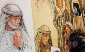 DUE NUOVI AFFRESCHI nella Chiesa della Sacra Famiglia. Opere di Franco Del Sarto. L’inaugurazione