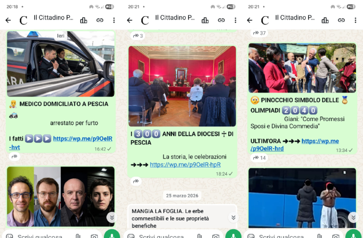 IL CITTADINO E’ SU WhatsApp. CLICCA QUI per rimanere sempre aggiornato
