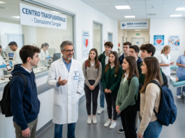 STUDENTI DEL LICEO LORENZINI al Centro Trasfusionale di Pescia