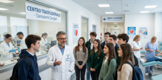 STUDENTI DEL LICEO LORENZINI al Centro Trasfusionale di Pescia