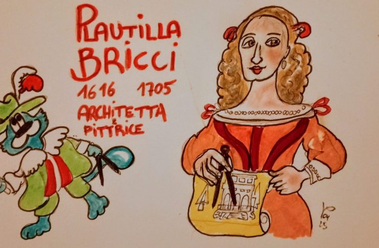 PLAUTILLA BRICCI nel Doodle del Cittadino. La prima “architettrice” della storia