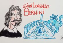 GIAN LORENZO BERNINI nel Doodle del Cittadino. Il Colonnato e la Fontana dei Quattro Fiumi
