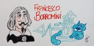 STRAORDINARIA ILLUSIONE OTTICA… . Il Borromini del Doodle del Cittadino