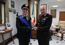 ARMA DEI CARABINIERI. Va in pensione il Maggiore Massimi
