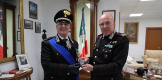 ARMA DEI CARABINIERI. Va in pensione il Maggiore Massimi