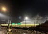 TRAGEDIA SFIORATA. CROLLA il muro dello Stadio. Tonnellate di macerie in strada. Le foto
