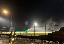 TRAGEDIA SFIORATA. CROLLA il muro dello Stadio. Tonnellate di macerie in strada. Le foto