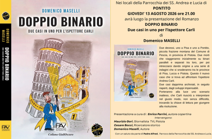 L’assassino torna sempre sul luogo del delitto. A Pontito la presentazione di DOPPIO BINARIO